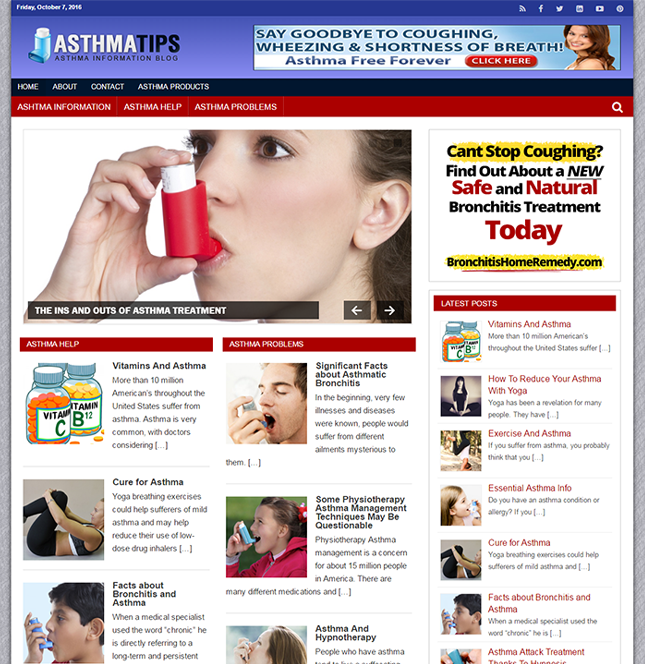 Asthma Care PLR Blog