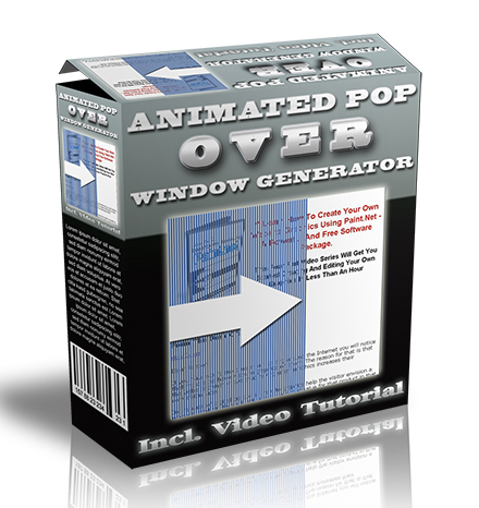 animated pop over window generator