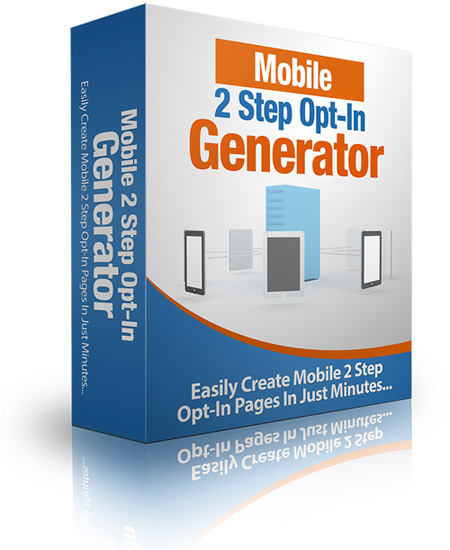 Mobile 2 Step Opt-in Generator mobile two step opt generator