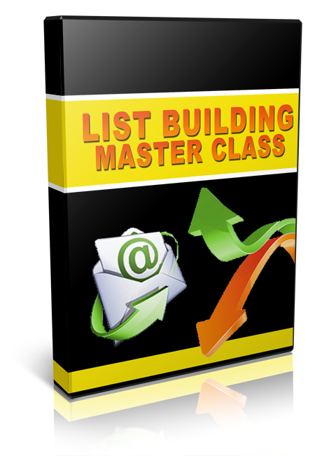 List Building Master Class - Video With Private Label Rights list building master class