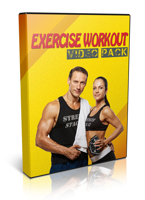 Exercise Workout Video Pack with Personal Use Rights exercise workout video pack