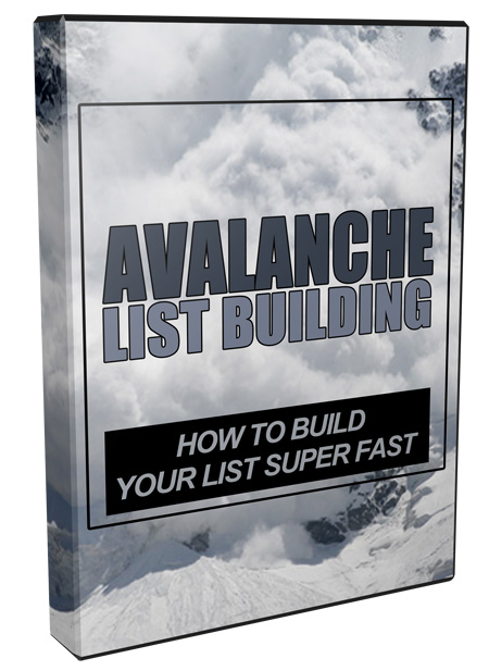 New Avalanche List Building - Personal Use Rights Video new avalanche list building