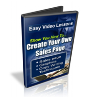 create your own sales page