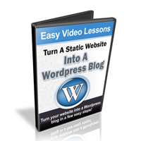turn static website into wordpress