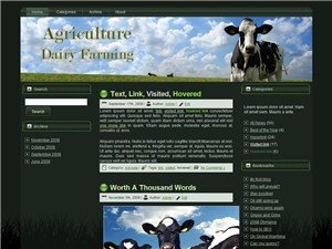 dairy farming wp theme
