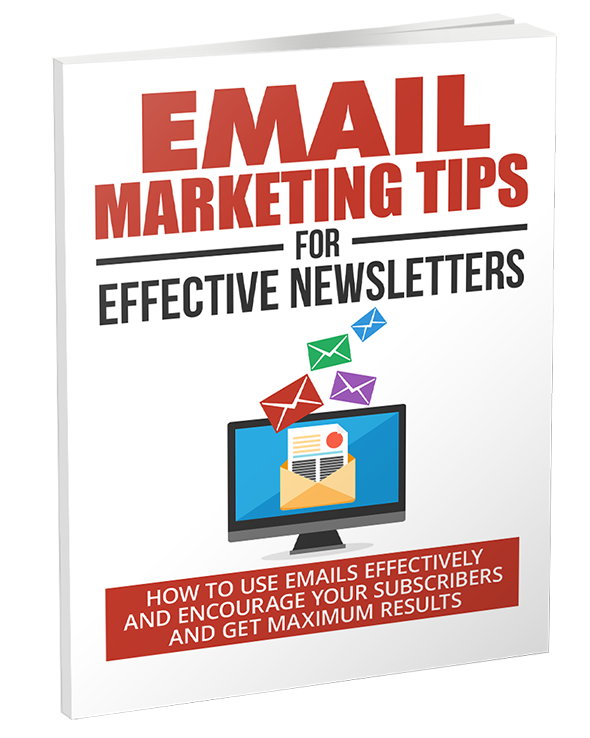 email marketing tips for effective newsletters PLR ebook