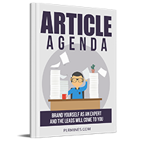article agenda PLR ebook