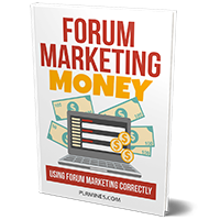 forum marketing money PLR ebook