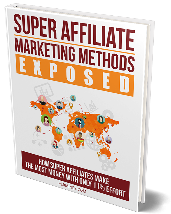 super affiliate marketing methods exposed PLR ebook