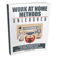 work at home methods unleashed PLR ebook