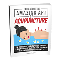 learn about the amazing art of acupuncture PLR ebook