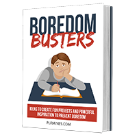 boredom busters PLR ebook