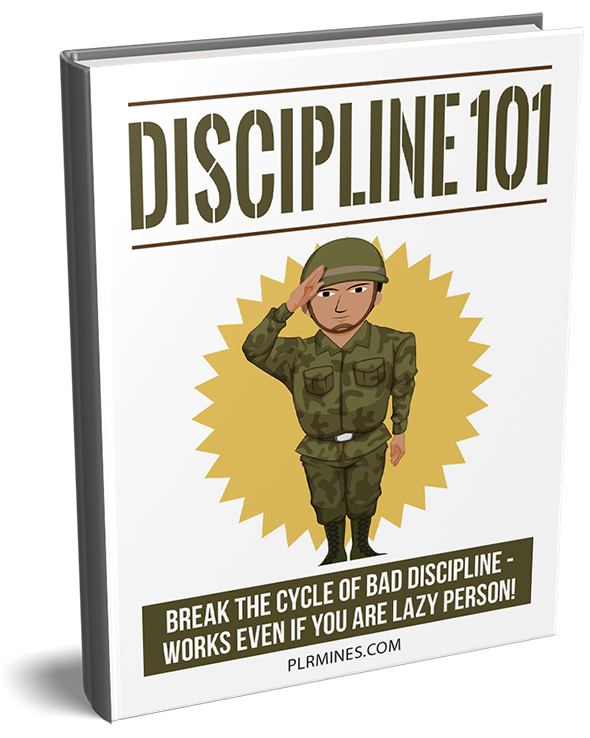 discipline 101 PLR ebook