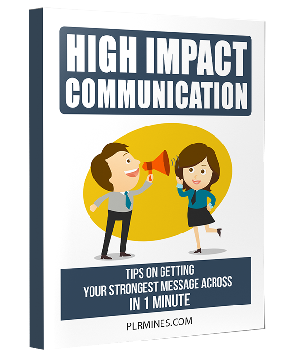 high impact communication PLR ebook