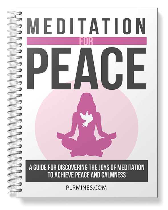 meditation for peace PLR ebook