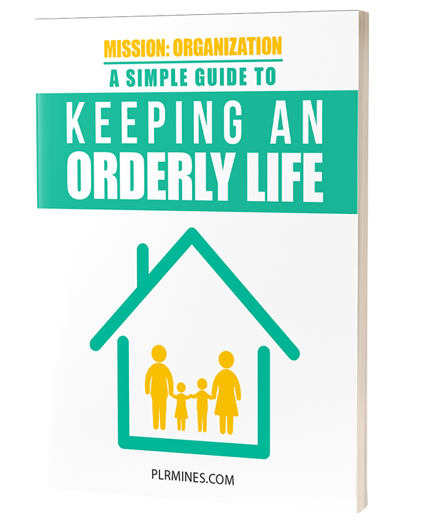 mission organization a simple guide to keeping an orderly life PLR ebook