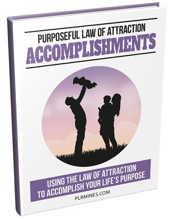 purposeful law of attraction accomplishments PLR ebook