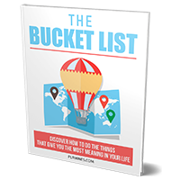 the bucket list PLR ebook