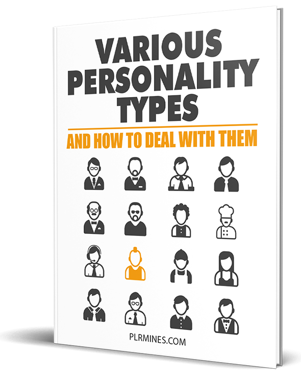 various personality types and how to deal with them PLR ebook