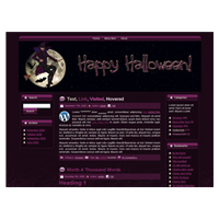 Halloween Witch WP Theme