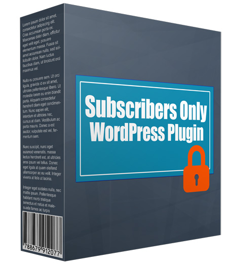 Subscribers Only WP Plugin