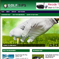 Golf Niche Ready Made Blog